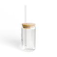 Load image into Gallery viewer, CBH Sipper Glass 16oz - Includes Bamboo Lid + Tritan Straw