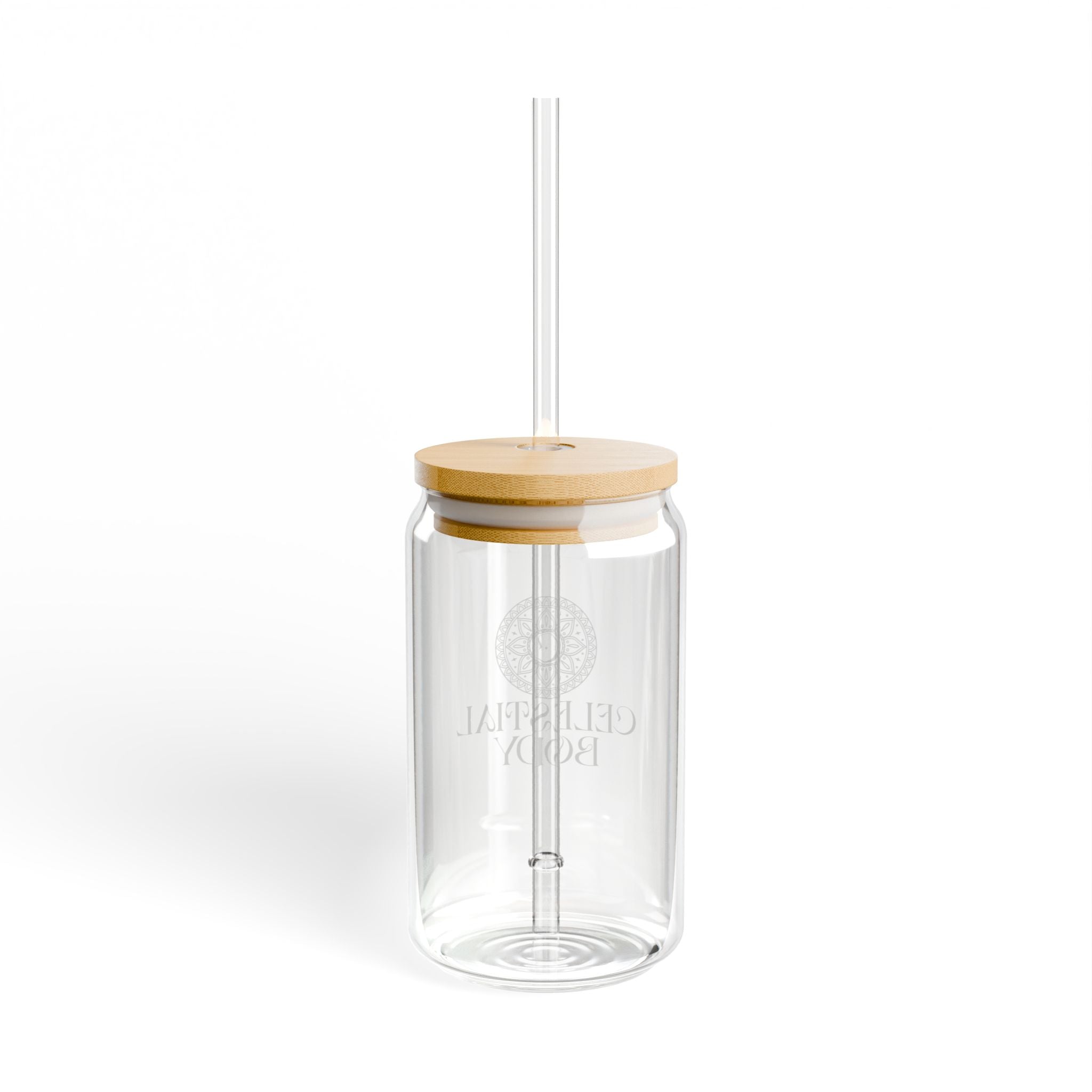 CBH Sipper Glass 16oz - Includes Bamboo Lid + Tritan Straw