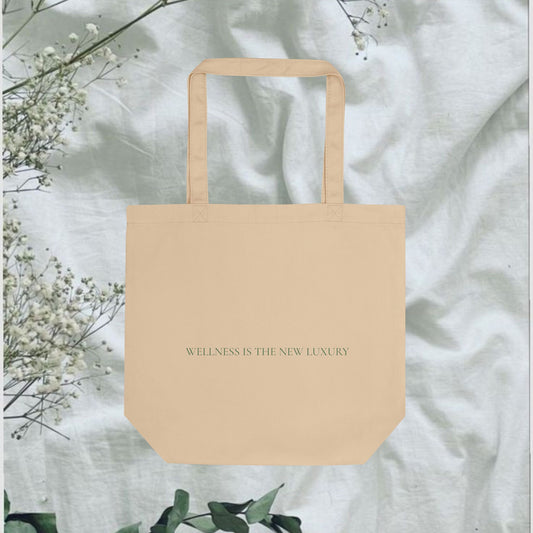 CBH Beige Eco Tote – “Wellness Is the New Luxury”