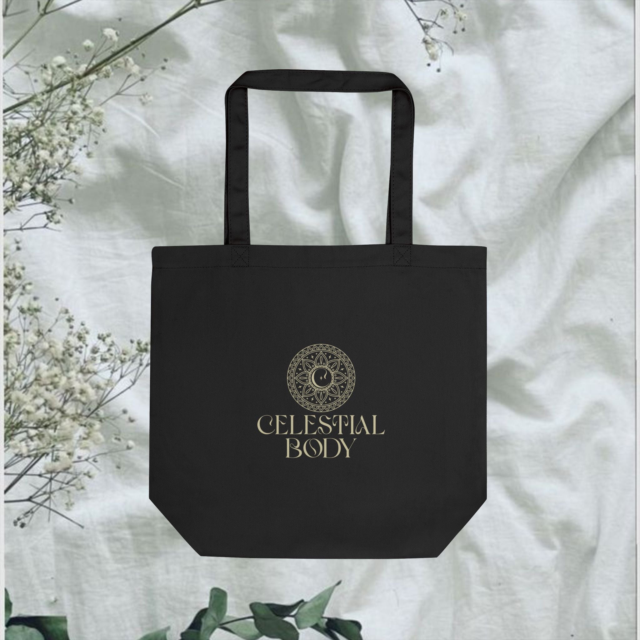 CBH Black Eco Tote – “Wellness Is the New Luxury”